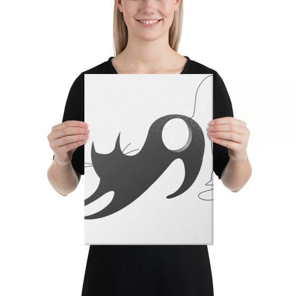 Airhead: Third of the Cats Canvas (in)