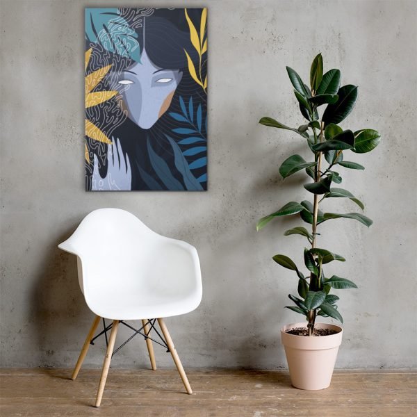 Face of Nature Canvas (in)
