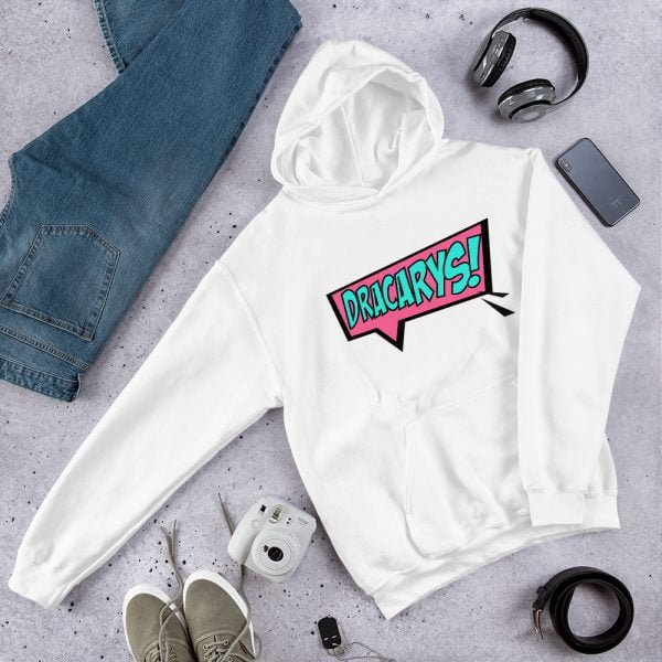 Hoodie with Dracarys print